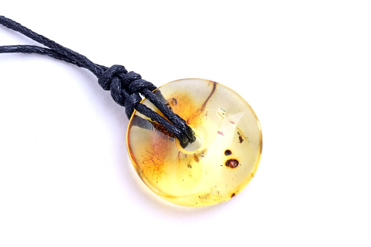 Polished Donut Amulet Pendant