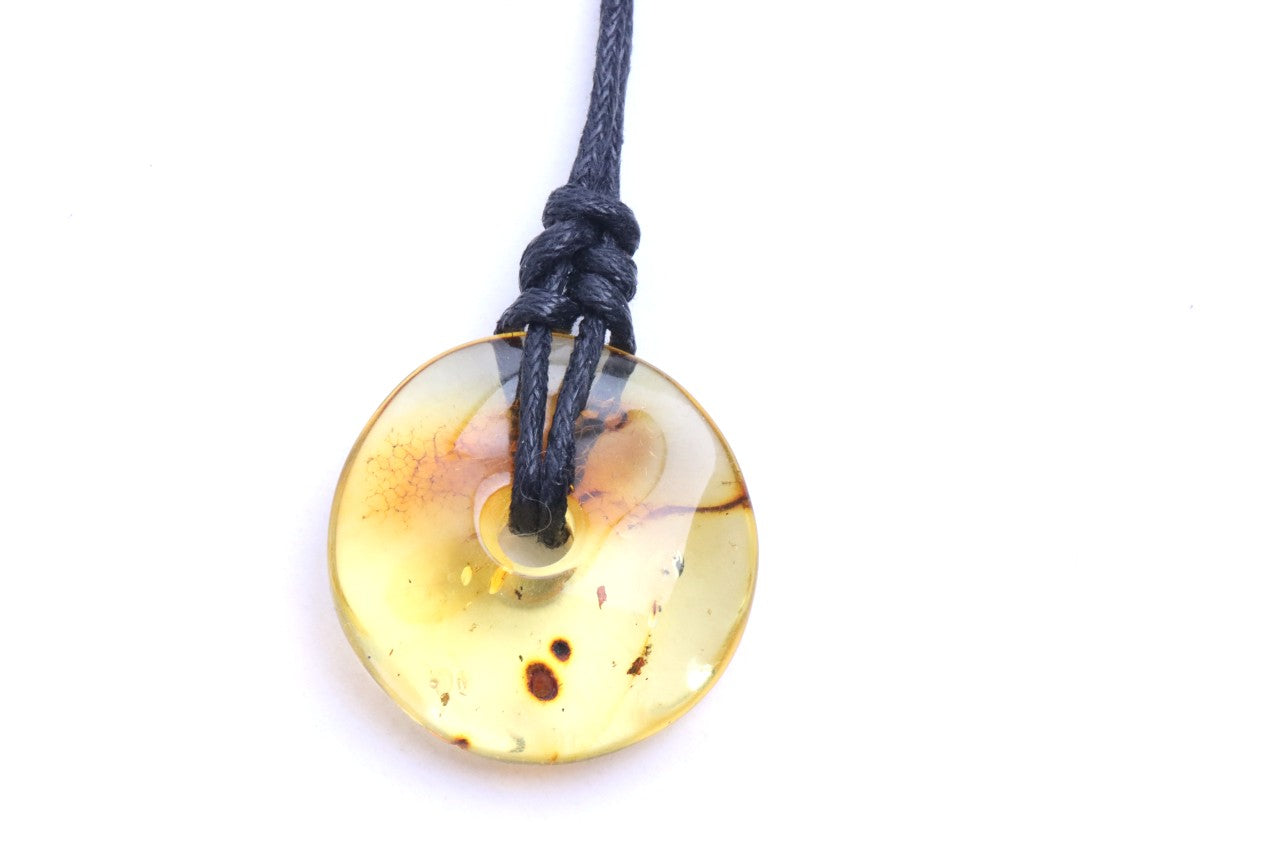 Polished Donut Amulet Pendant