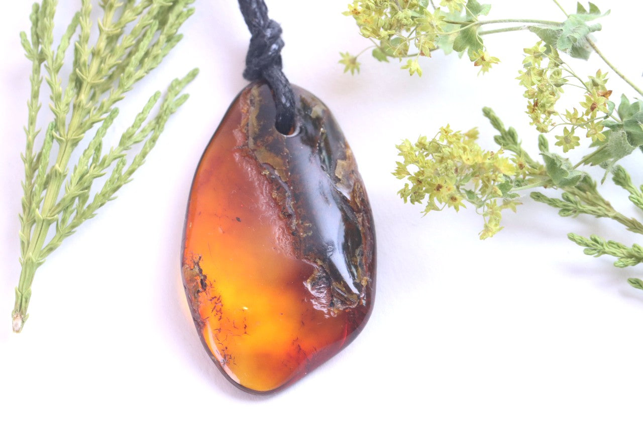 Natural Handmade Baltic Amber Amulet