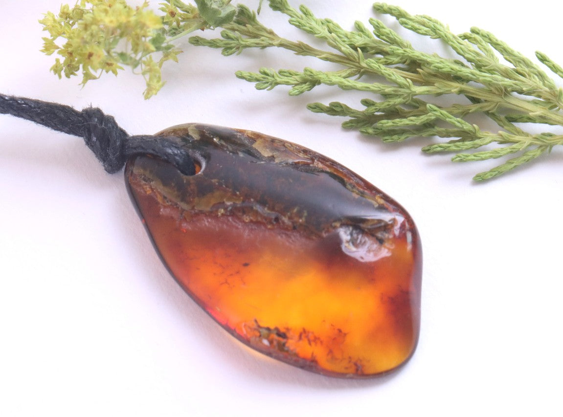 Natural Handmade Baltic Amber Amulet