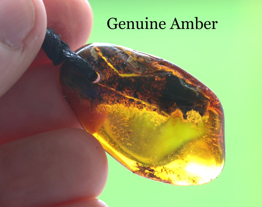 Natural Handmade Baltic Amber Amulet
