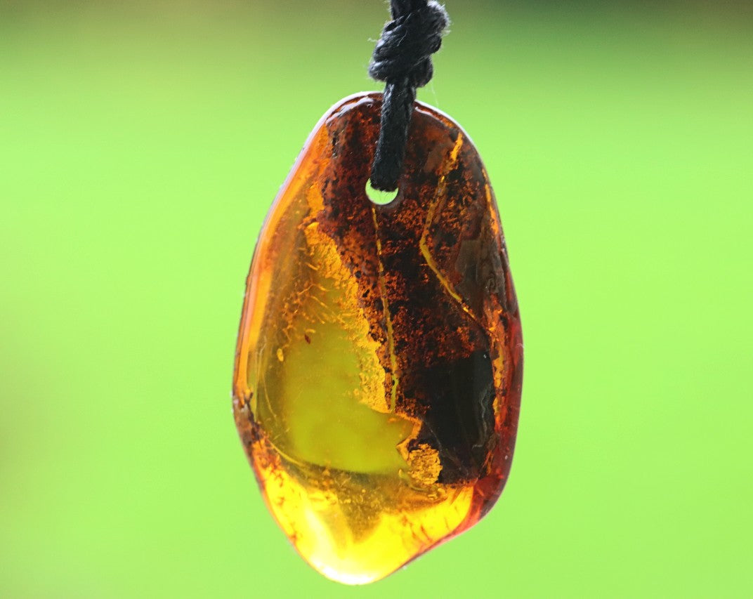 Natural Handmade Baltic Amber Amulet