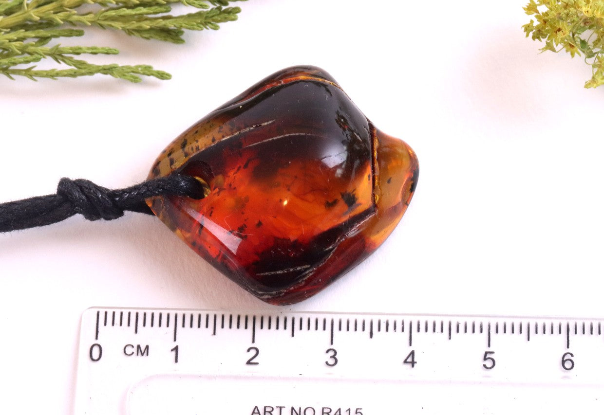Unique Baltic Amber Amulet Pendant