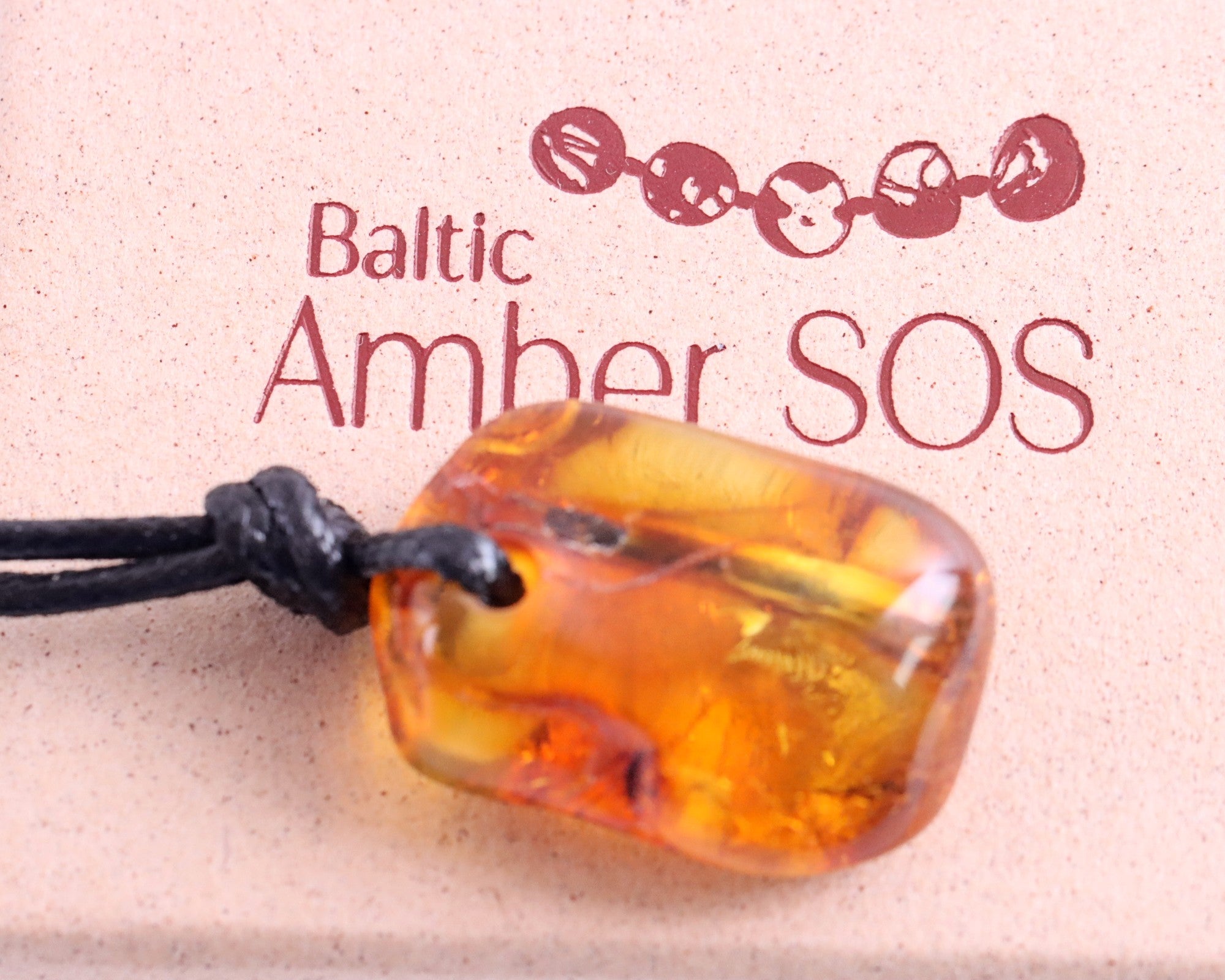 Authentic Amber Amulet With Branch