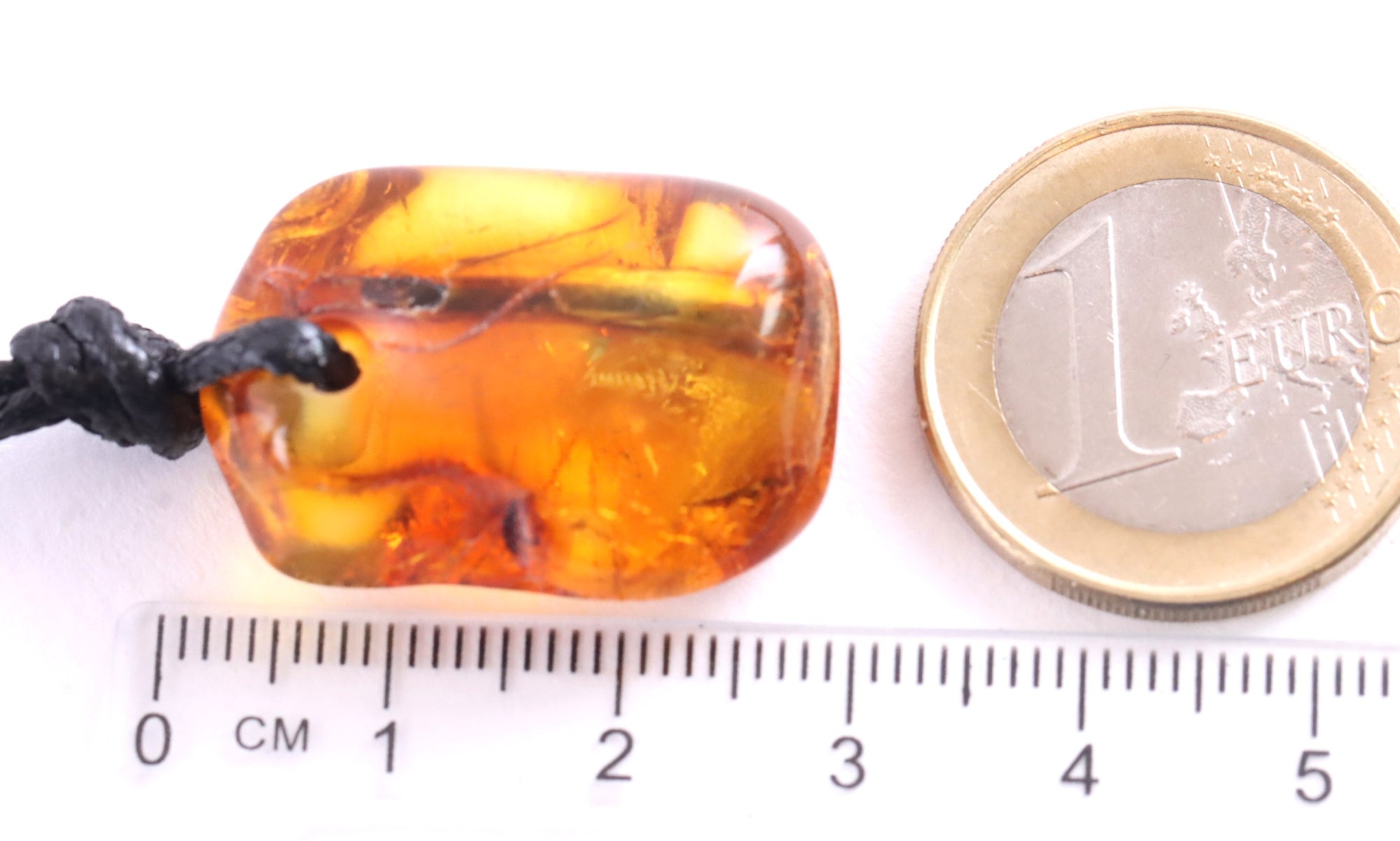 Authentic Amber Amulet With Branch