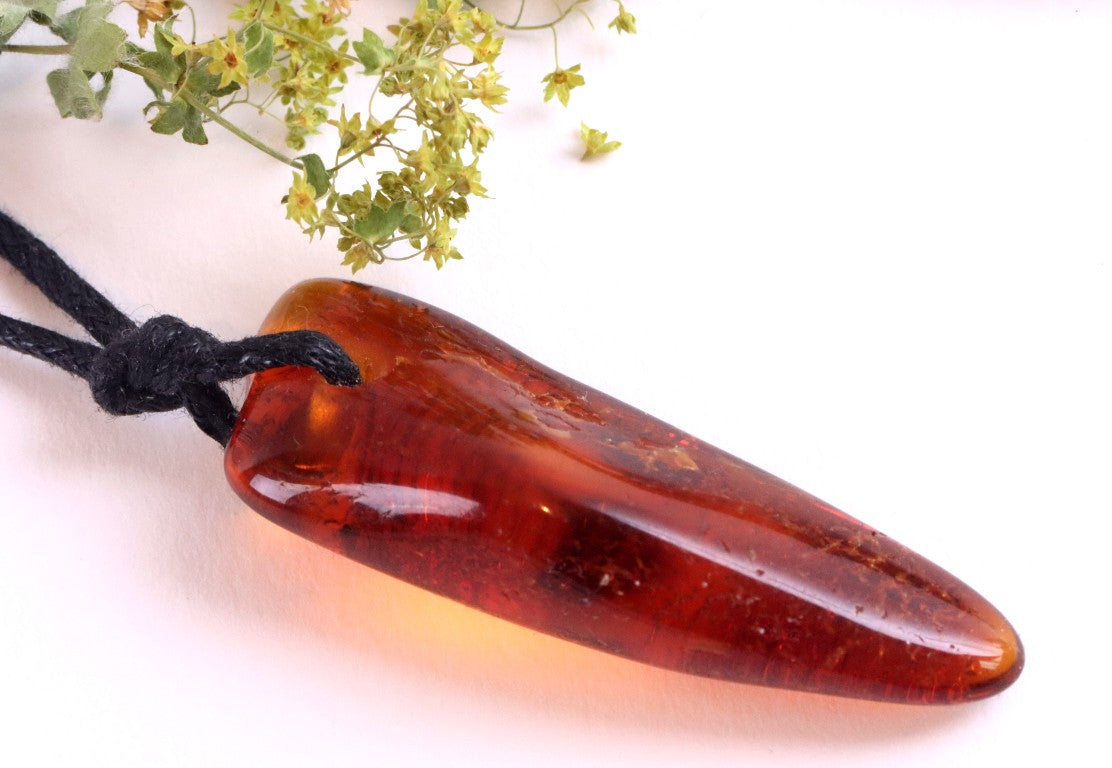 Baltic Amber Amulet Pendant