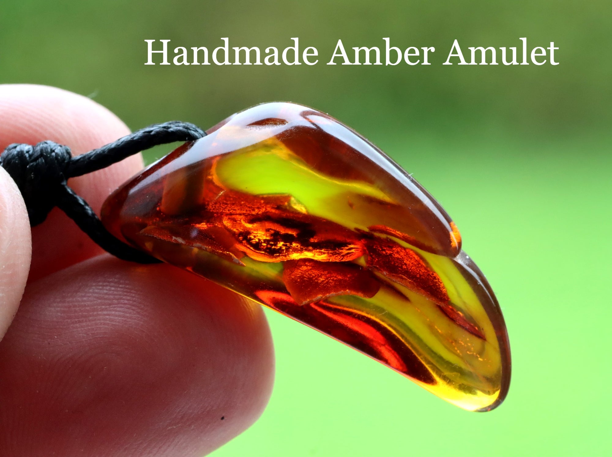 Quirky Amber Amulet