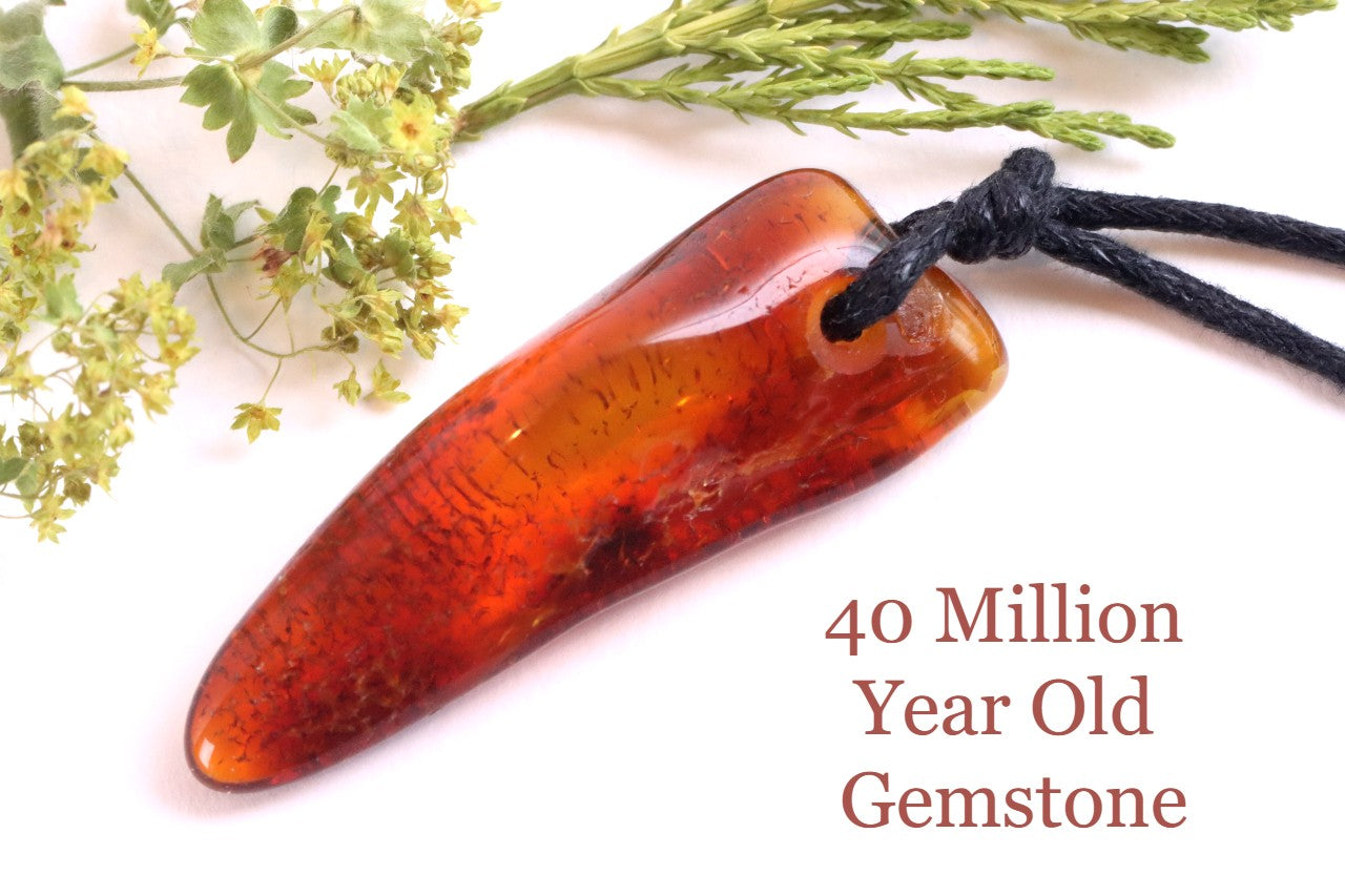 Baltic Amber Amulet Pendant