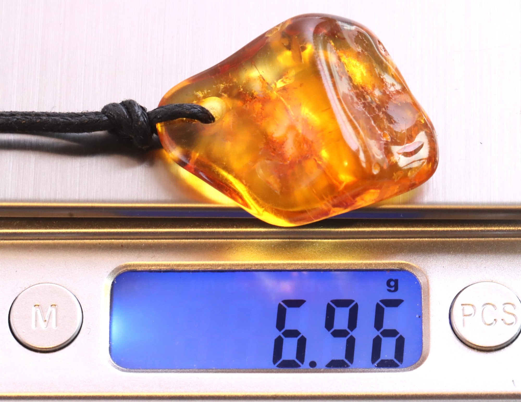 Insect In 40 million year old Baltic Amber Amulet