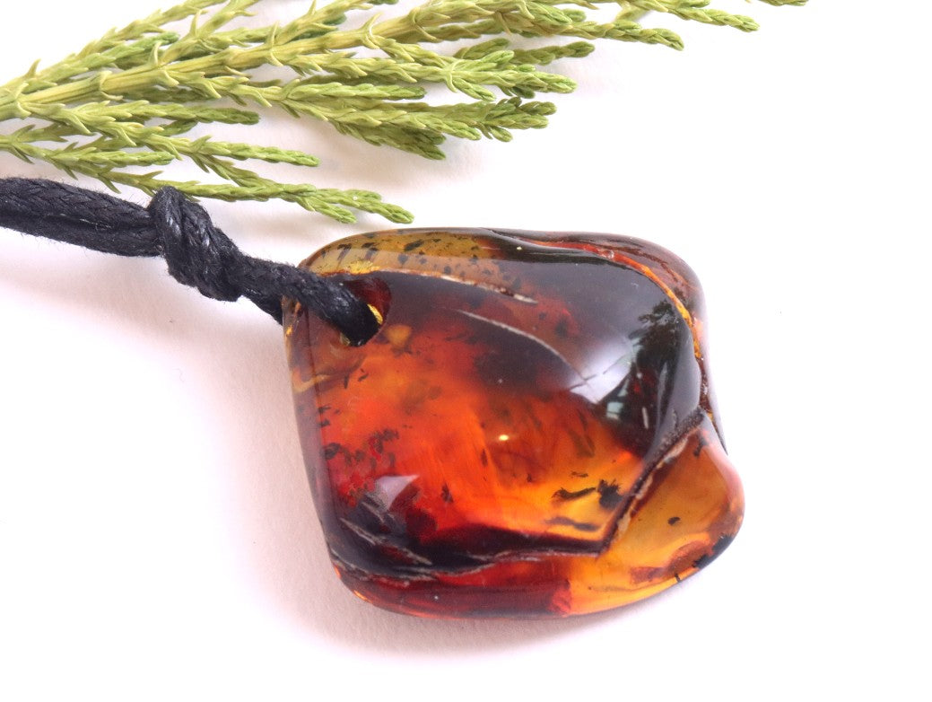 Unique Baltic Amber Amulet Pendant