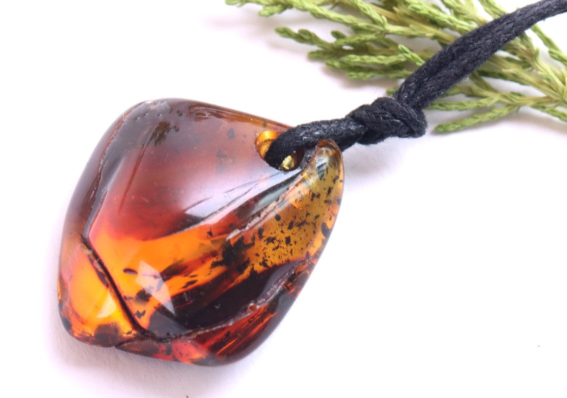 Unique Baltic Amber Amulet Pendant