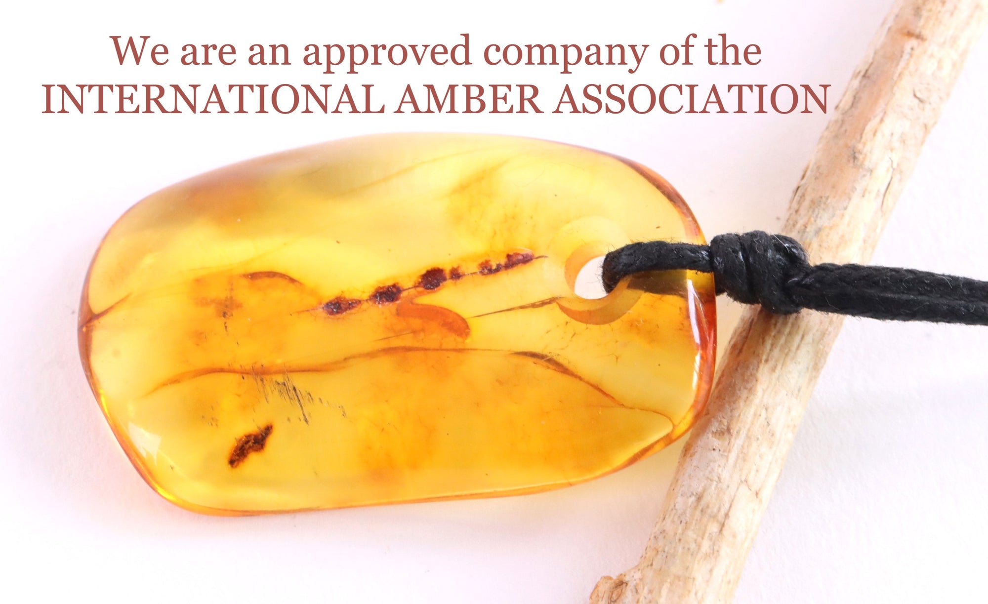 Natural Amber Amulet Pendant