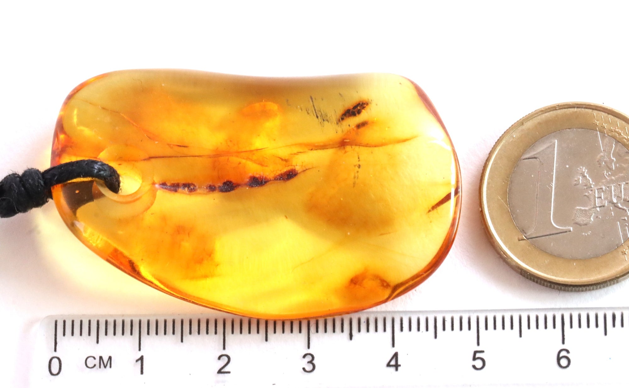 Natural Amber Amulet Pendant