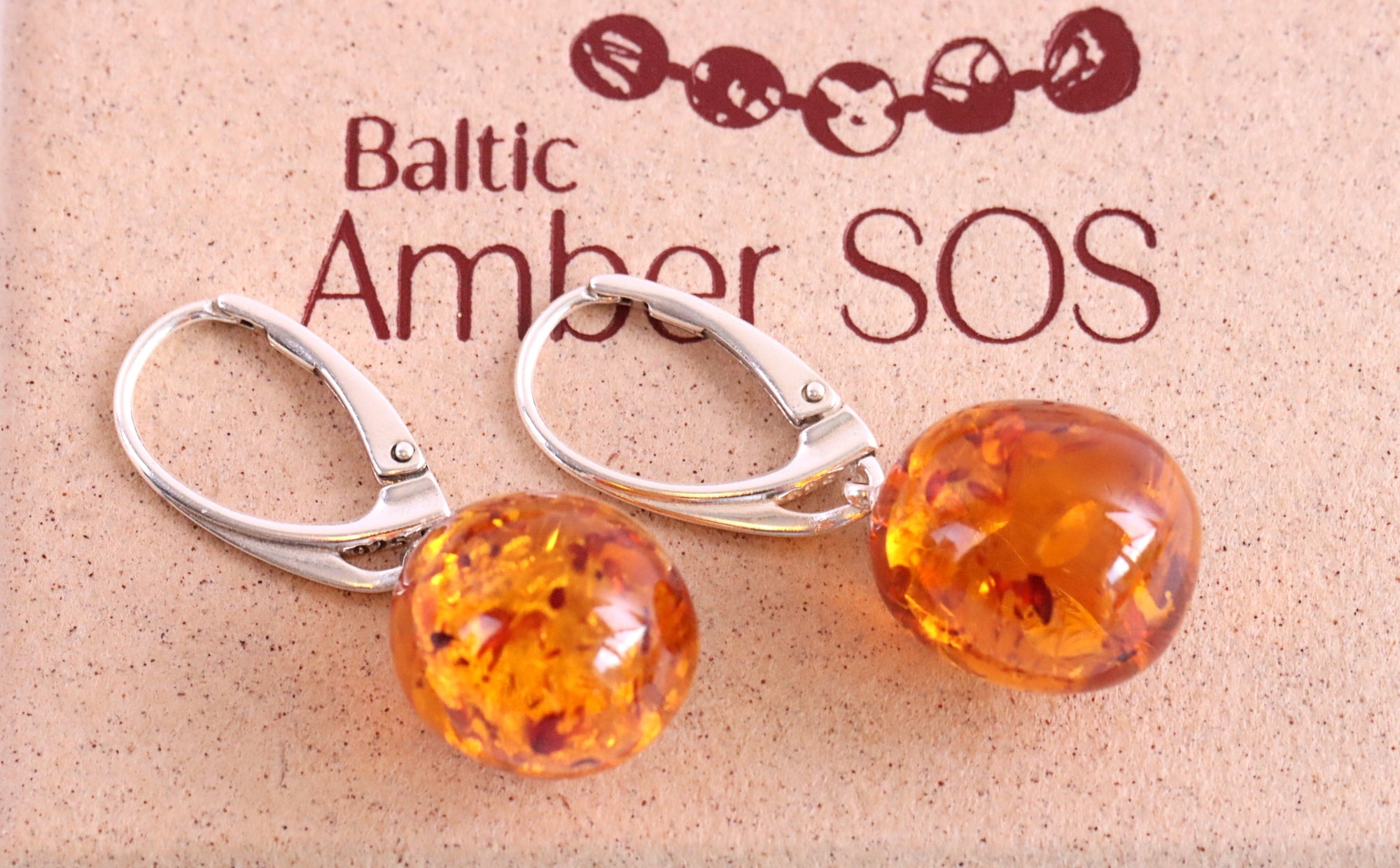 FREE Pendant Christmas Special Amber Earrings