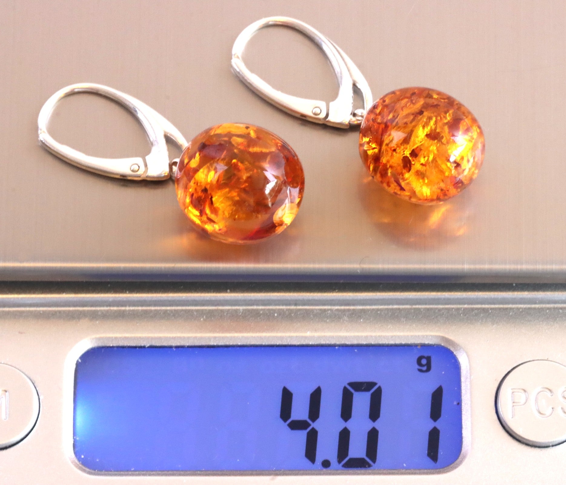 Baltic Amber Drop Earrings