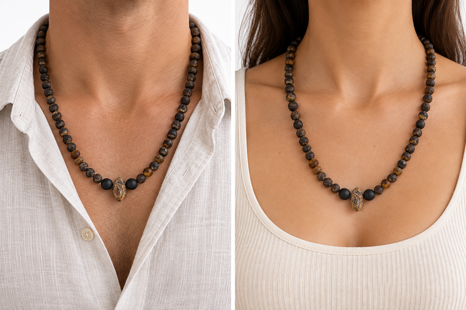 Raw Natural Amber Necklace