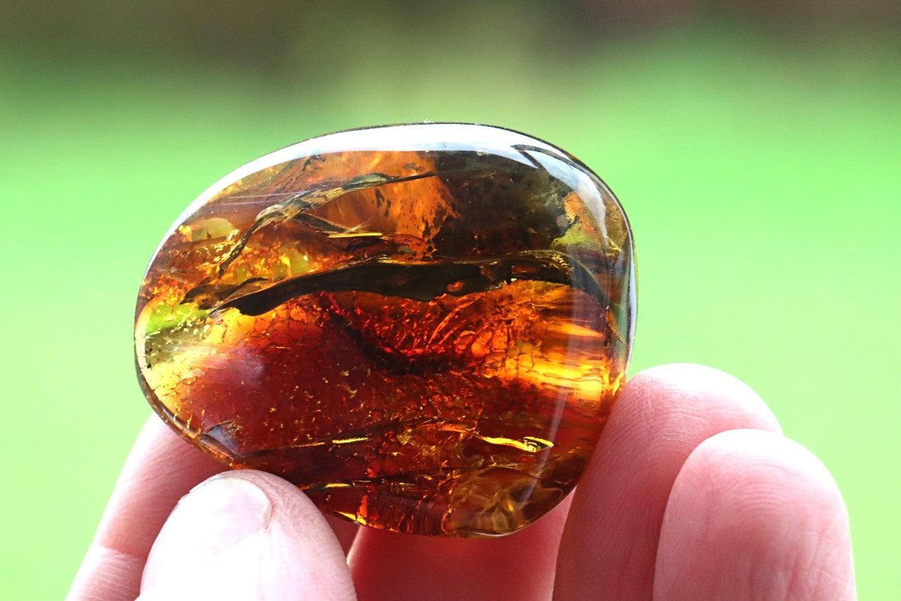 Healing Energy Natural Baltic Amber Gemstone