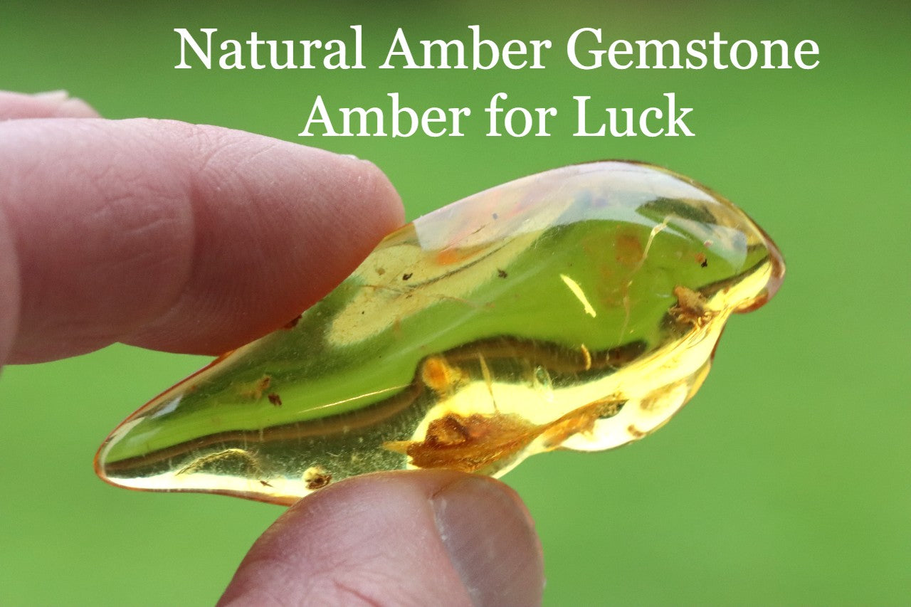 Natural Amber Gemstone Amber for Luck