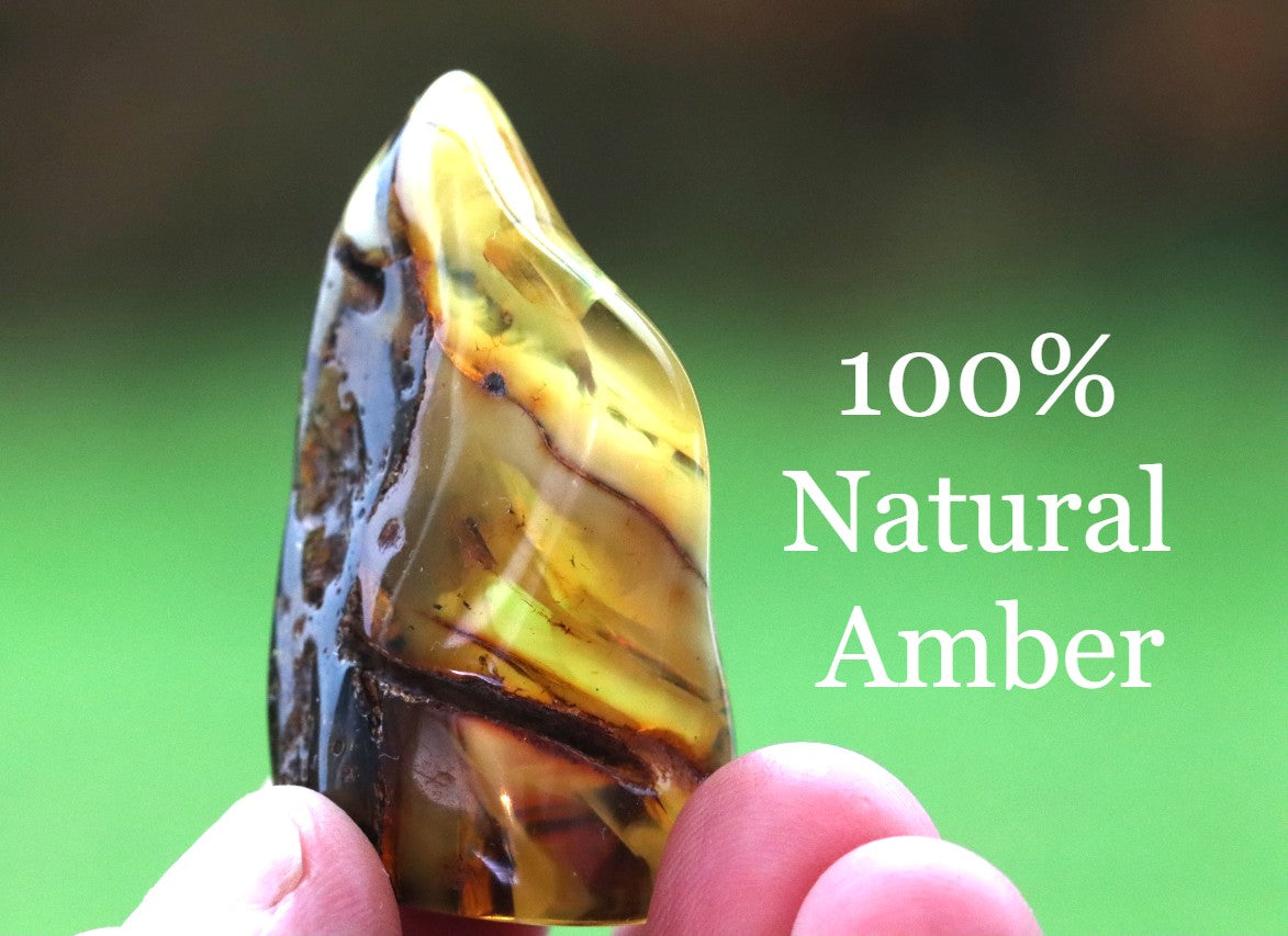 Unique Baltic Amber Gemstone