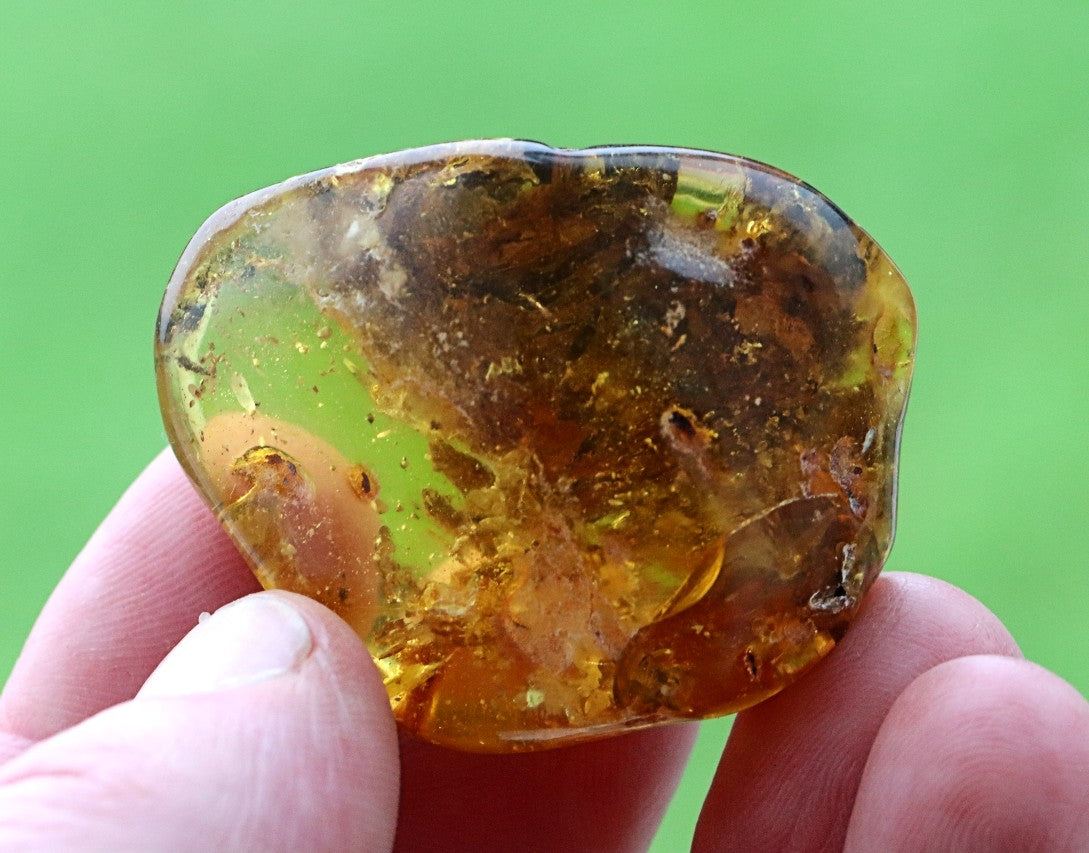 Healing Energy Amber Gemstone, As pictured