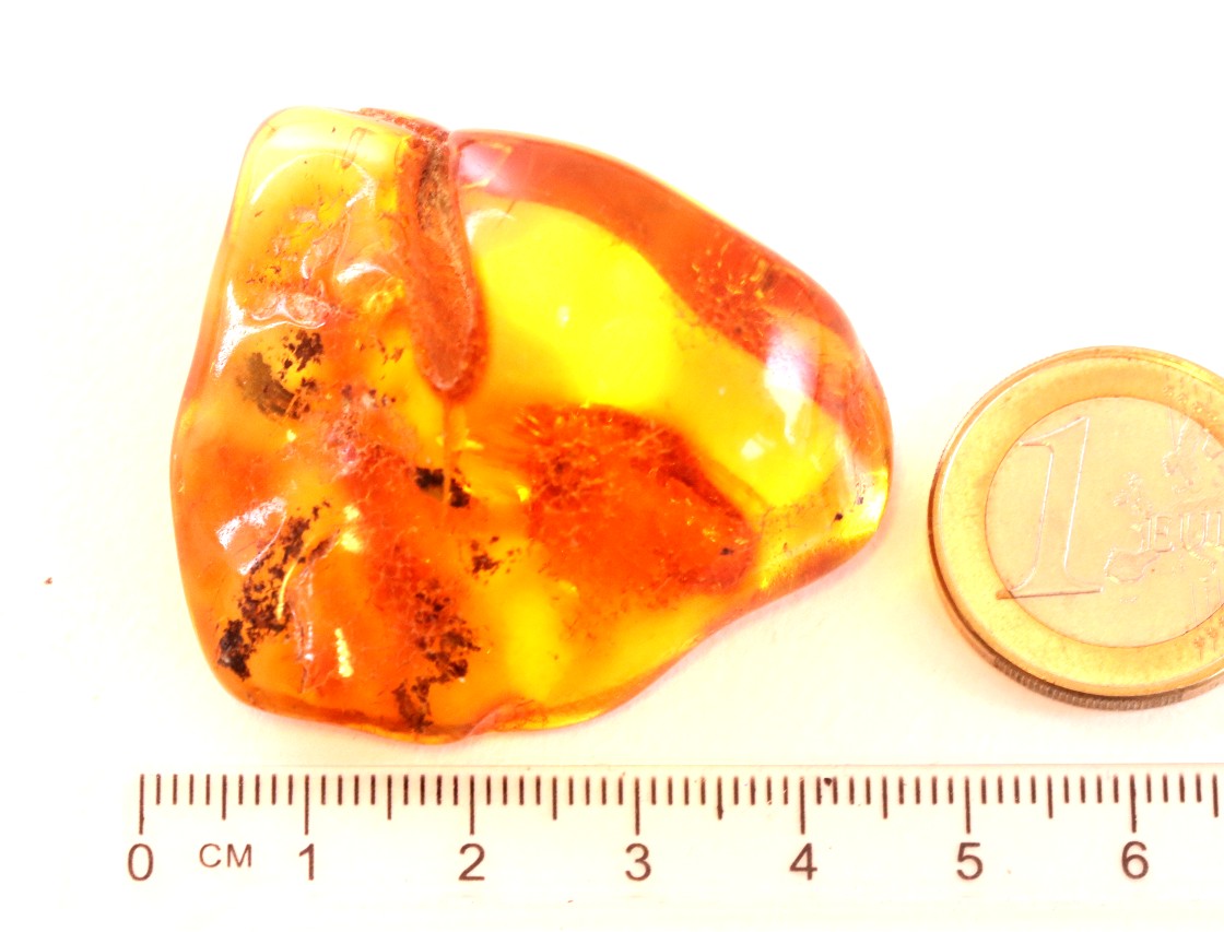 Natural Baltic Amber Gemstone Calming Meditation Stone