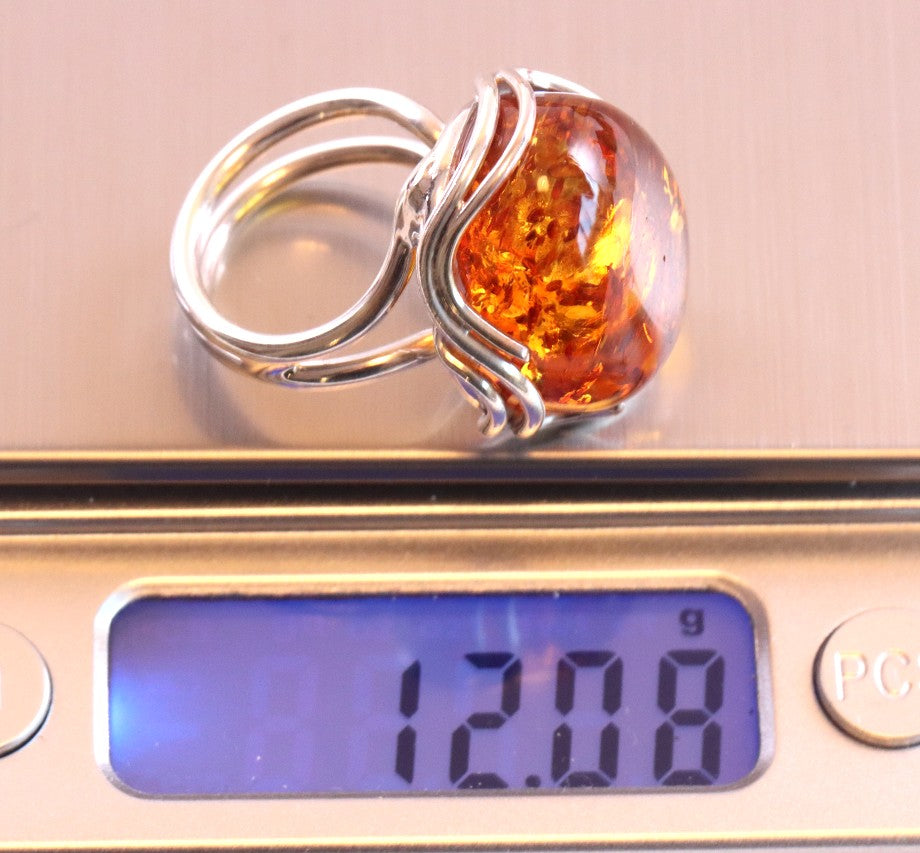 Amber Ring Only One Available