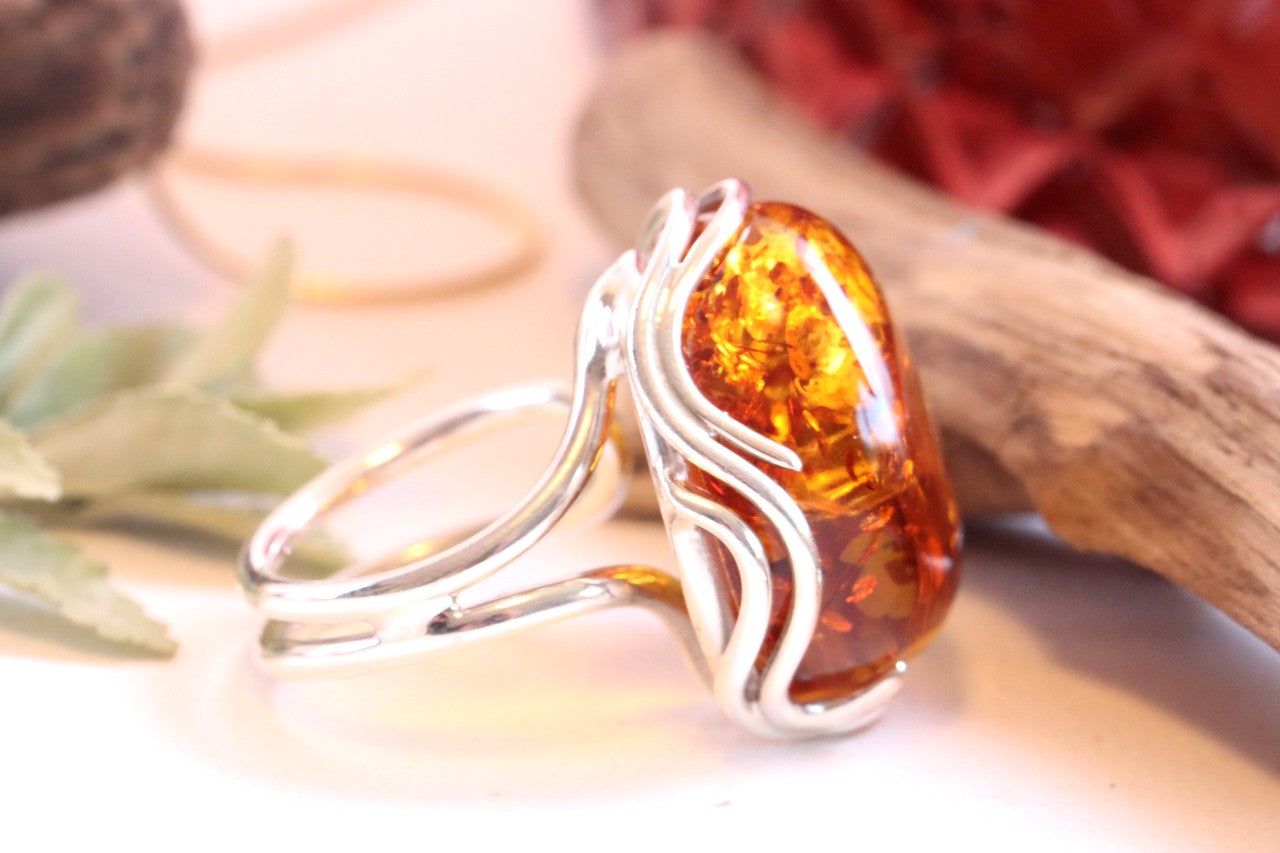 Amber Ring Only One Available