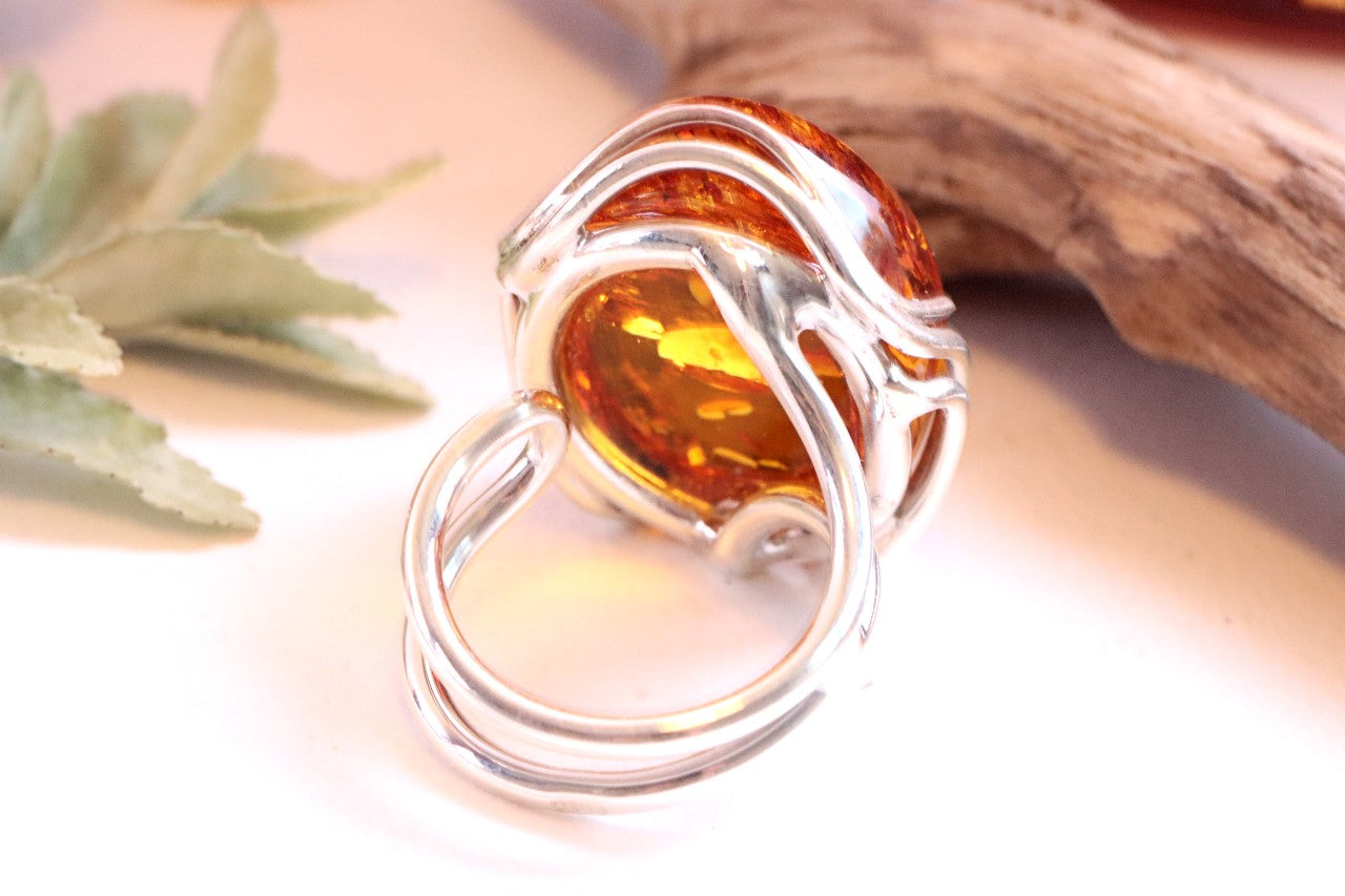 Amber Ring Only One Available