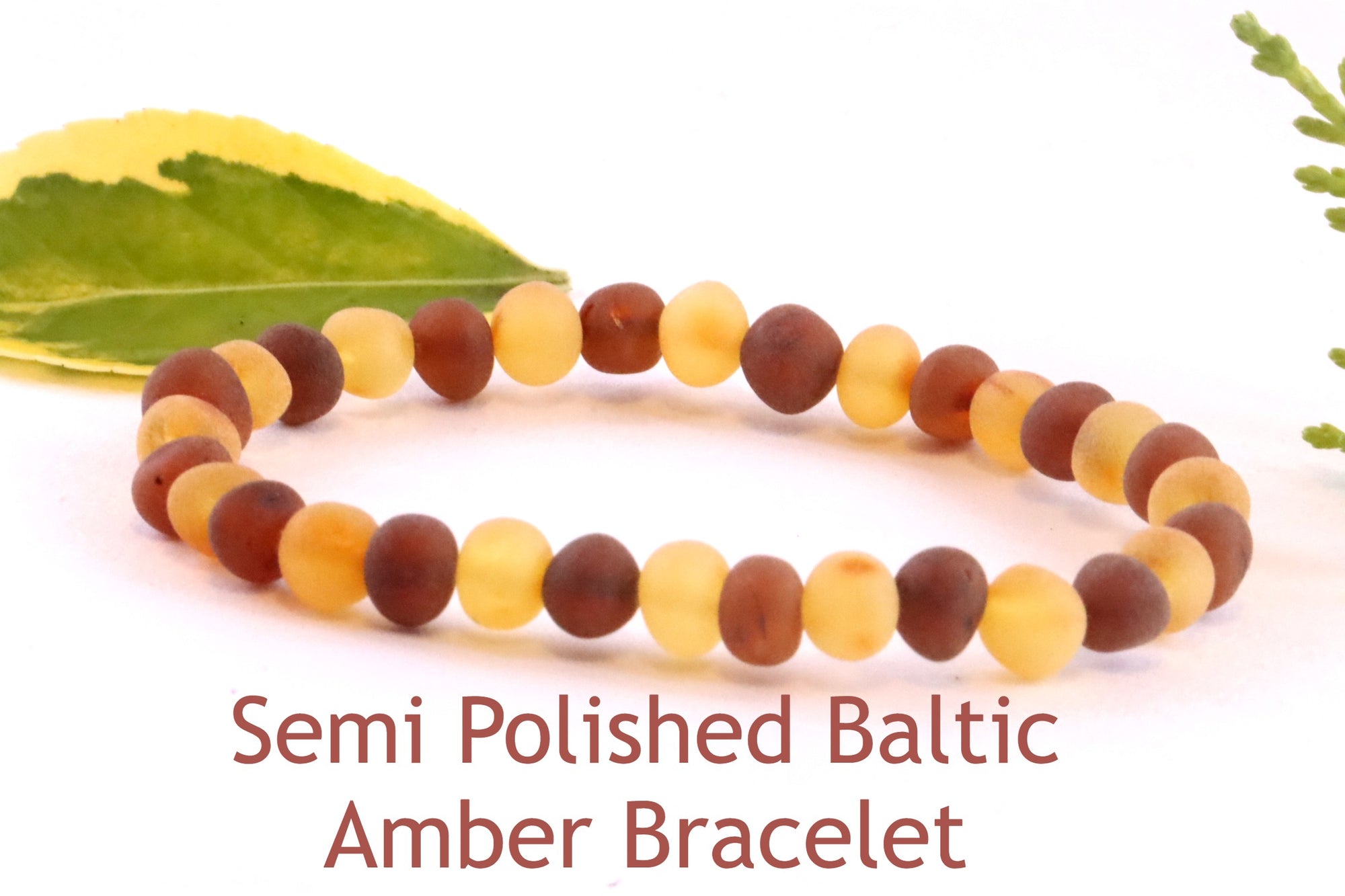 Earthy Amber Bracelet