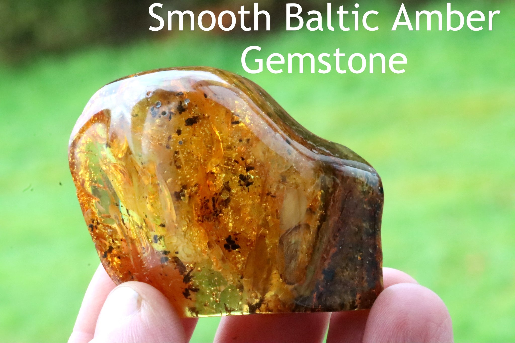 Smooth Baltic Amber Gemstone  36g