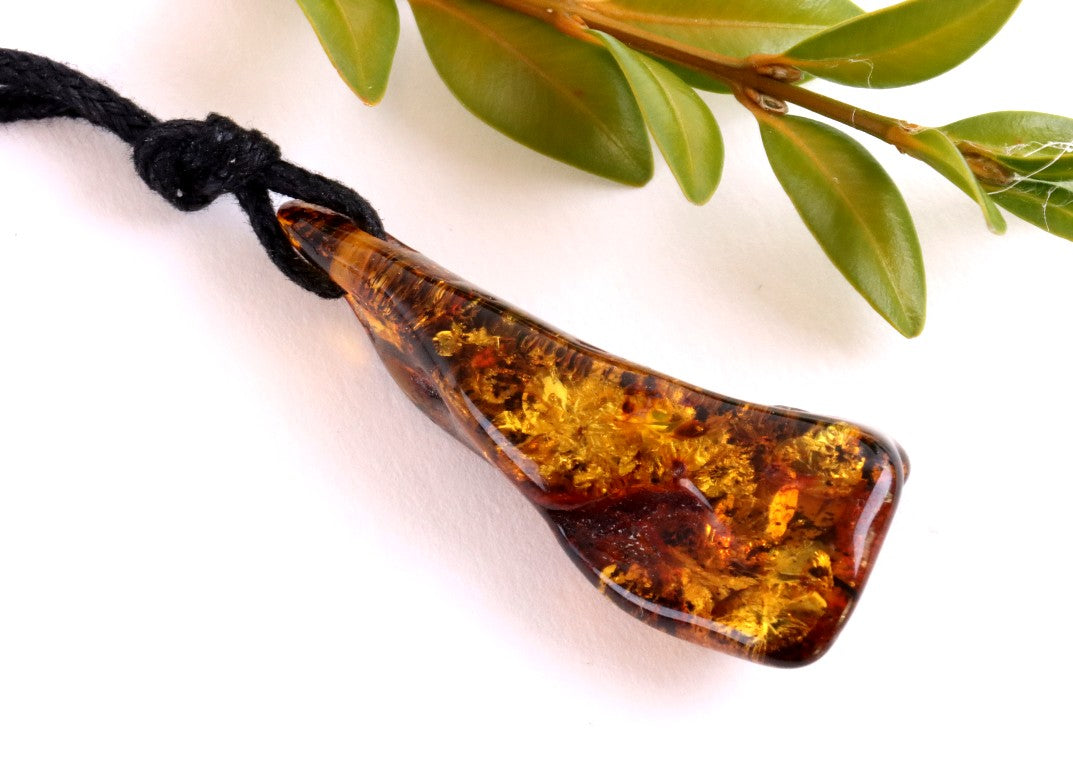 Set of 3 Handmade Baltic Amber Amulets