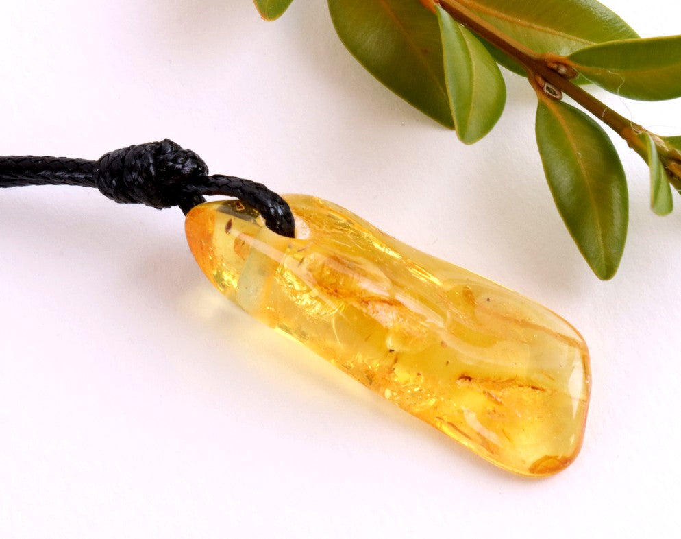 Set of 3 Handmade Baltic Amber Amulets