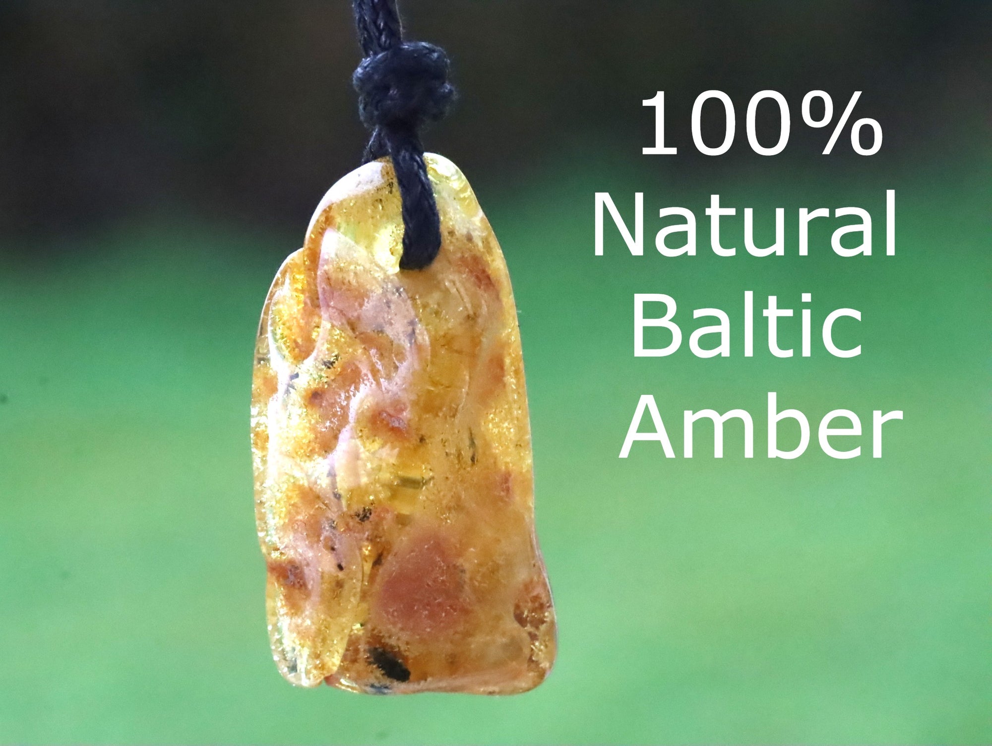 Handmade Baltic Amber Amulet And Get 2nd FREE