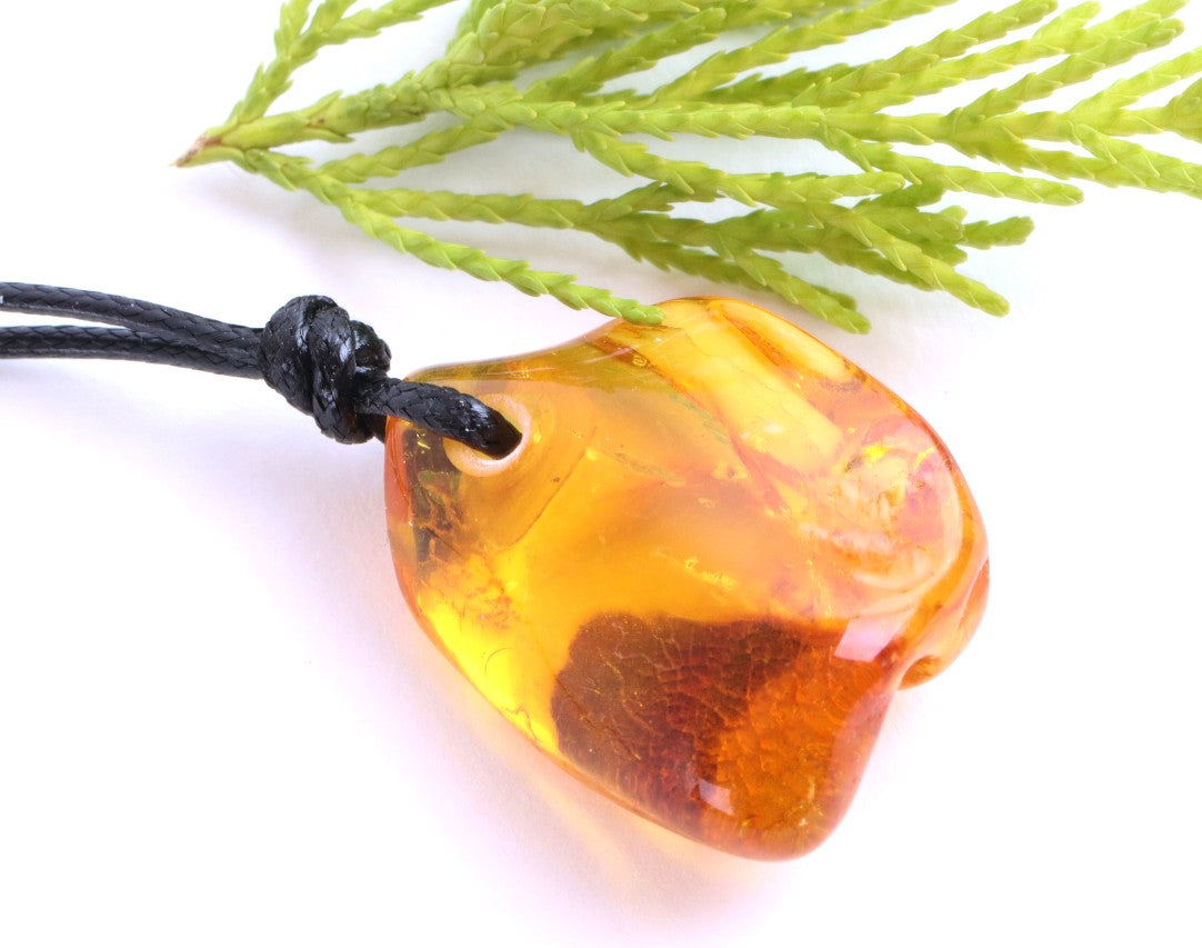 Baltic Amber Amulet with Insect Inclusion