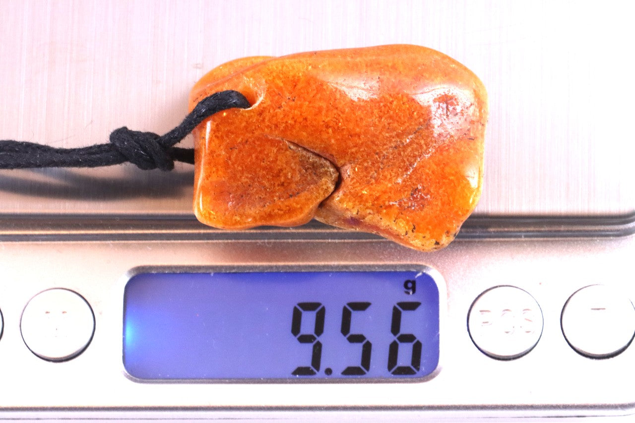 Natural Baltic Amber Amulet Pendant