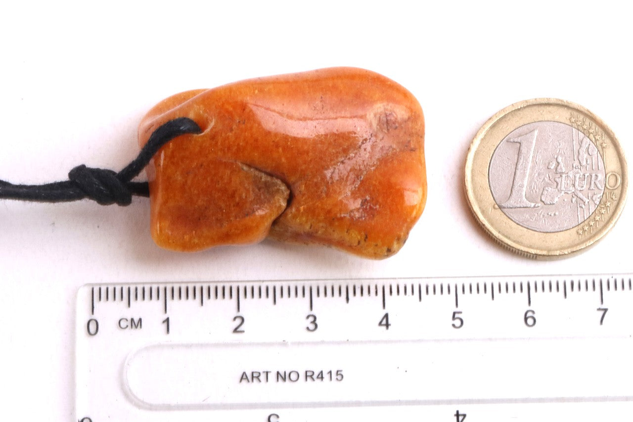 Natural Baltic Amber Amulet Pendant