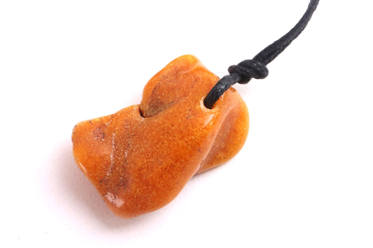 Natural Baltic Amber Amulet Pendant