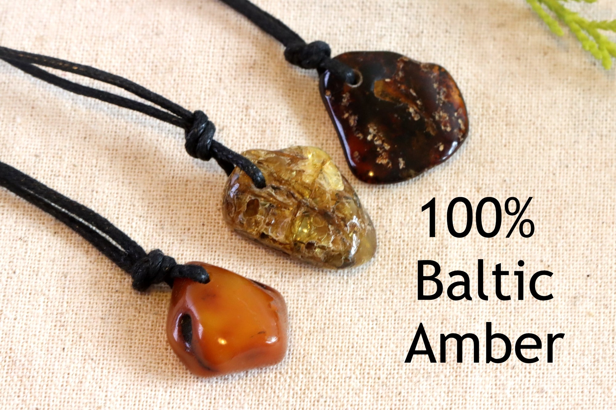 Trio of Quirky Amber Amulets