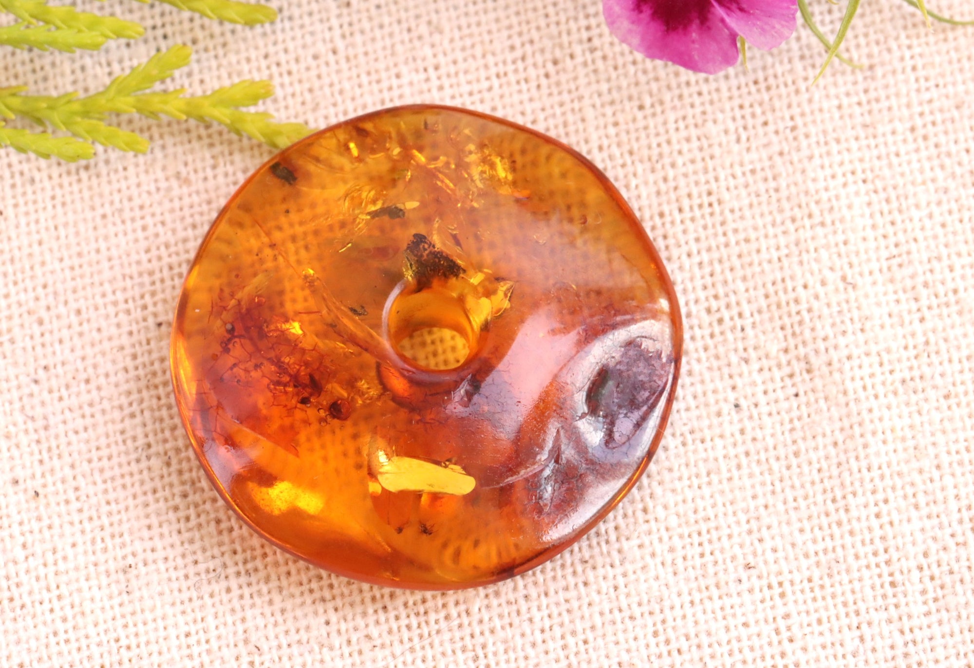 Healing Energy Natural Baltic Amber Amulet