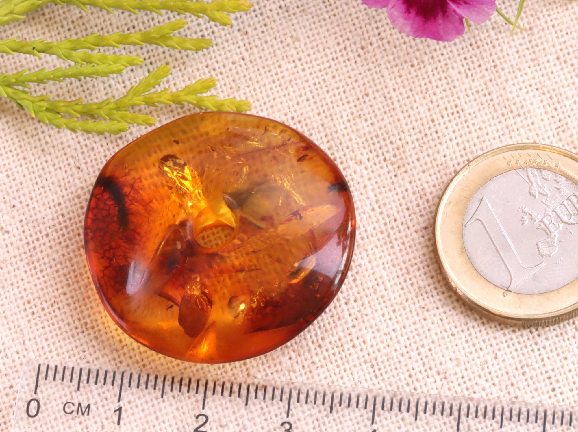 Healing Energy Natural Baltic Amber Amulet