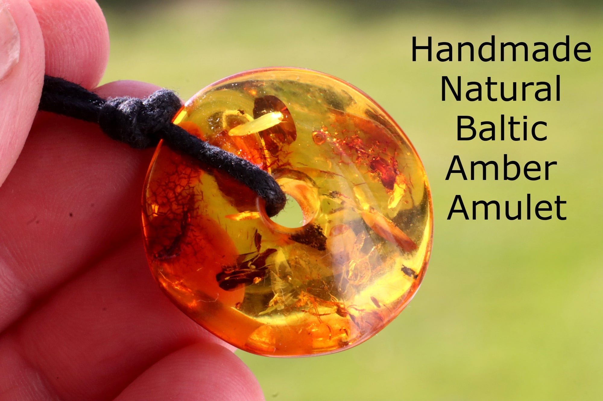 Healing Energy Natural Baltic Amber Amulet