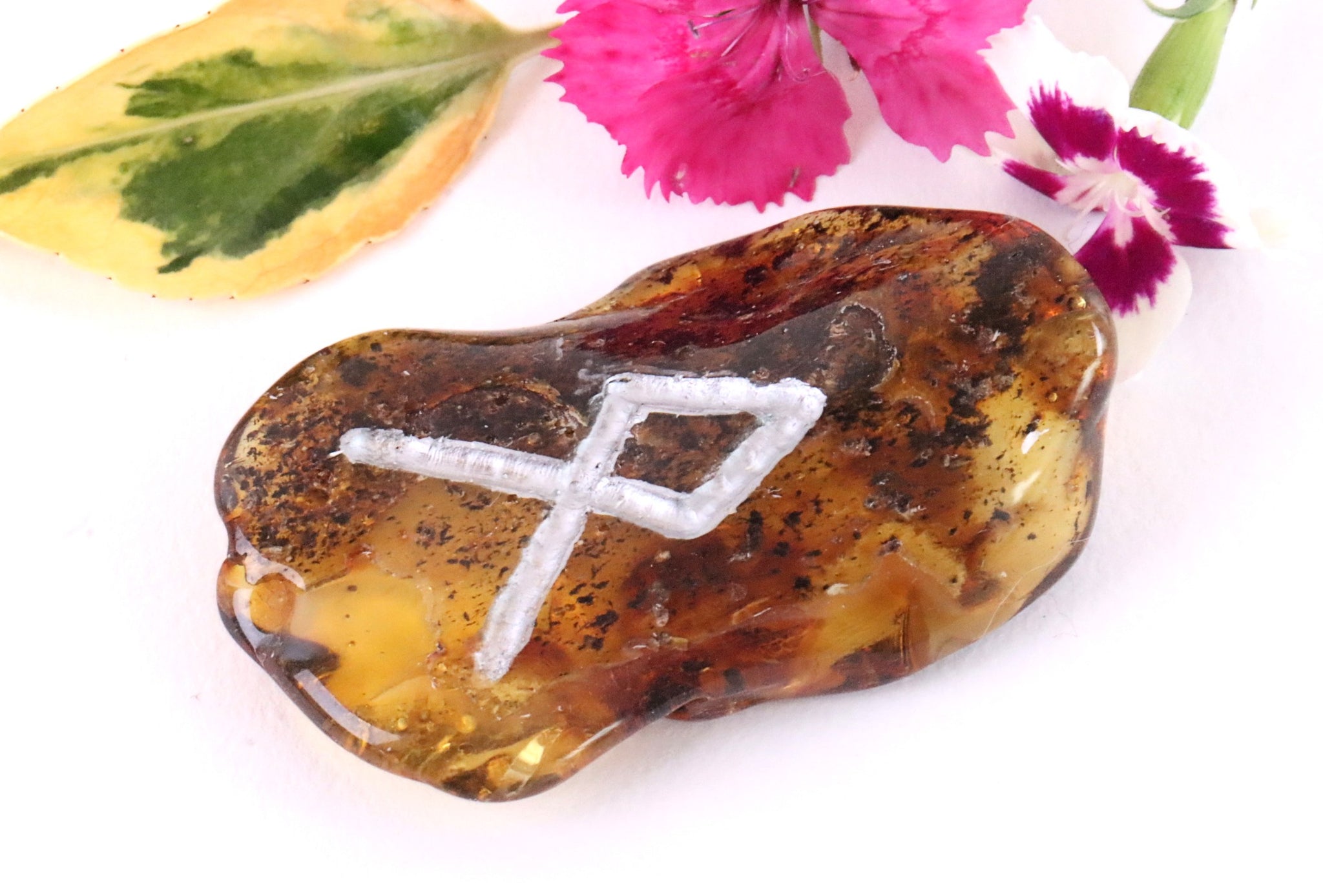 Viking Amber Rune Symbolize Separation