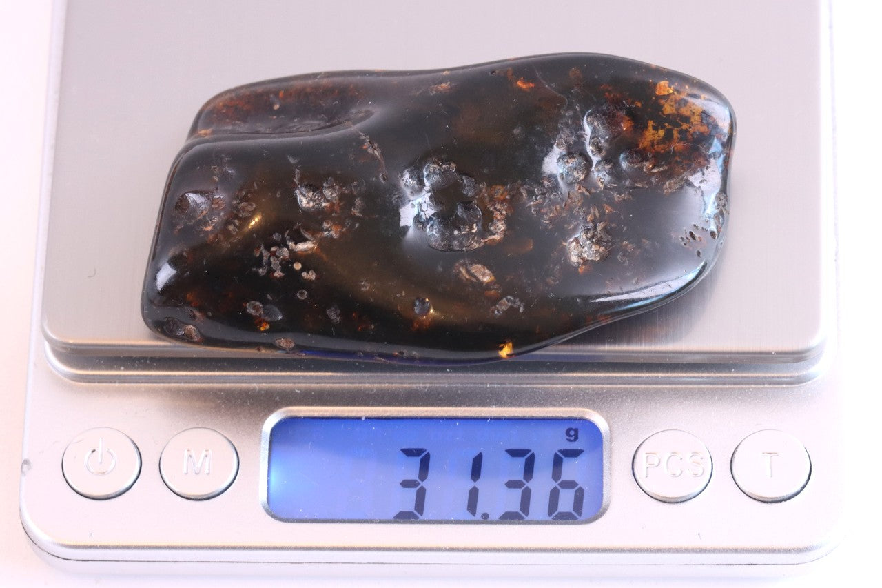 Natural Baltic Amber Meditation Stone
