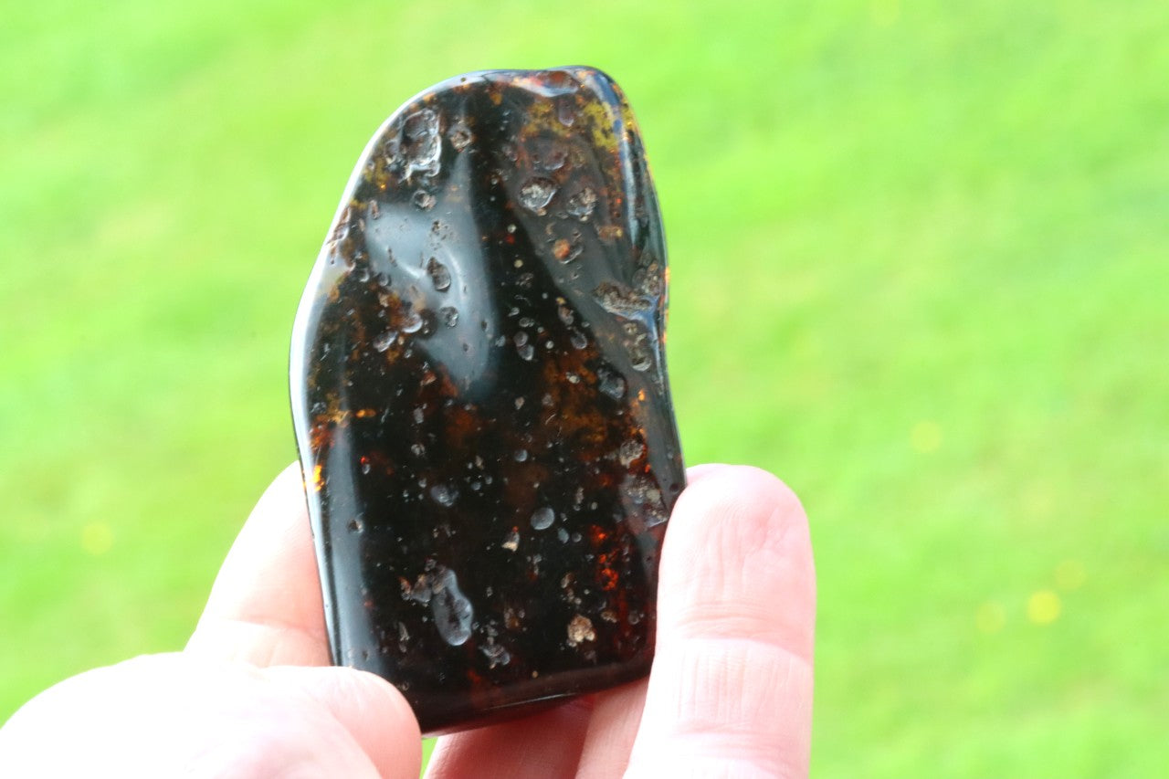 Natural Baltic Amber Meditation Stone