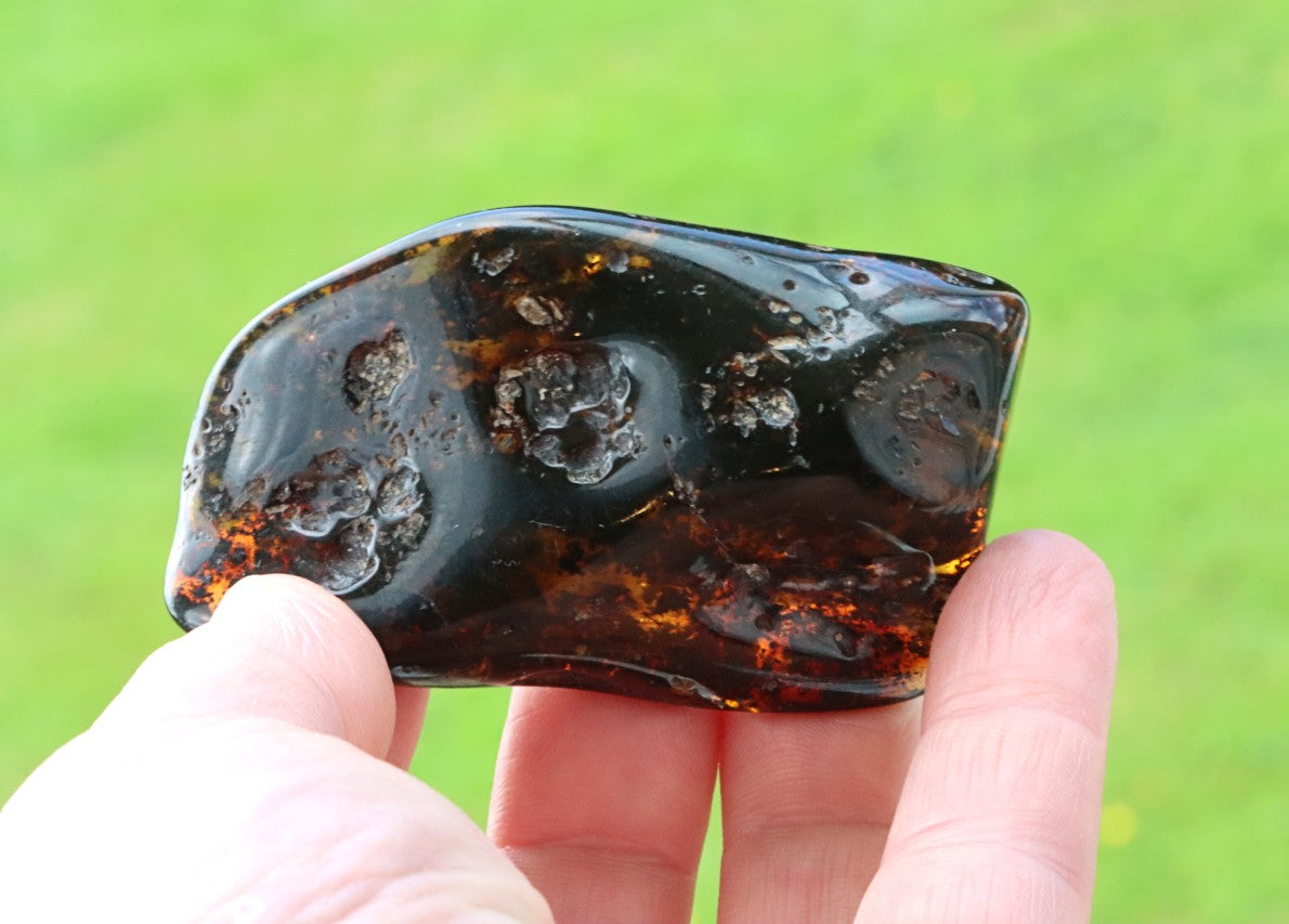 Natural Baltic Amber Meditation Stone