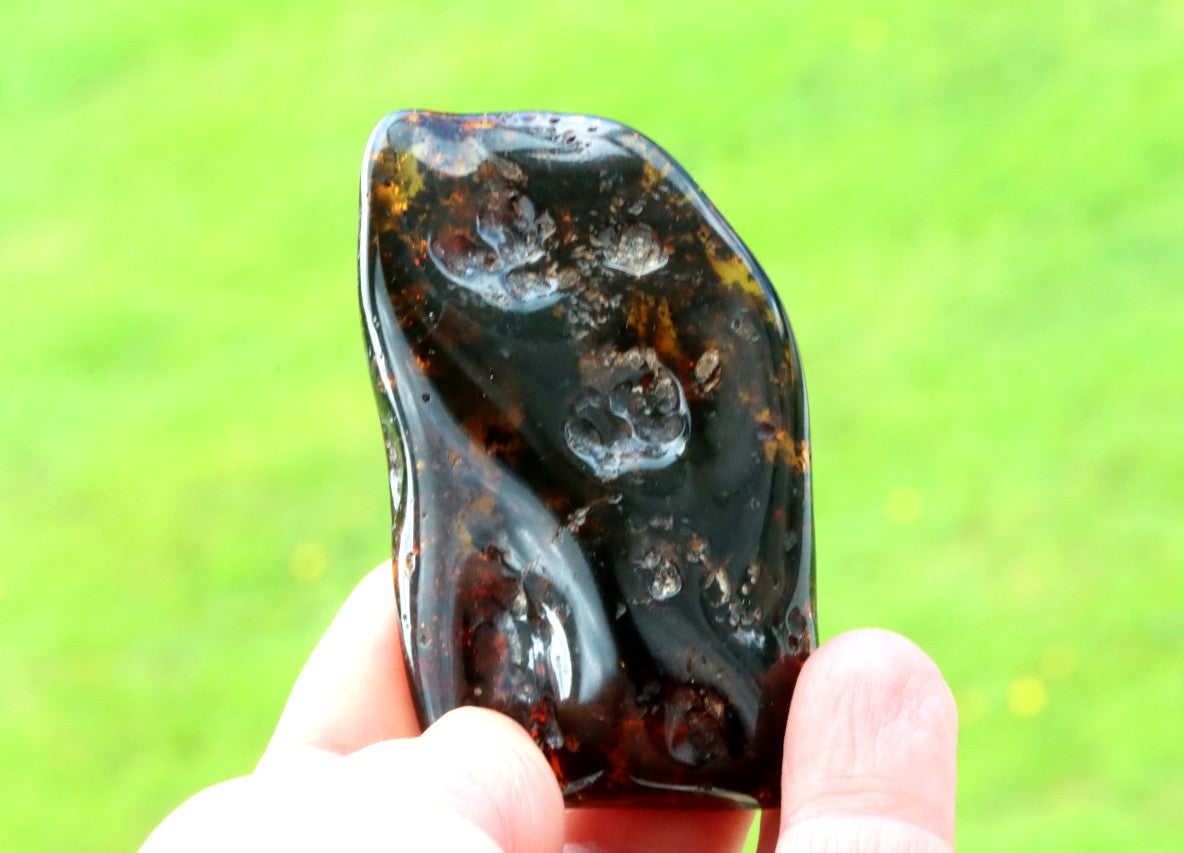 Natural Baltic Amber Meditation Stone