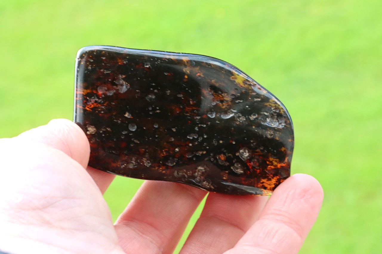Natural Baltic Amber Meditation Stone