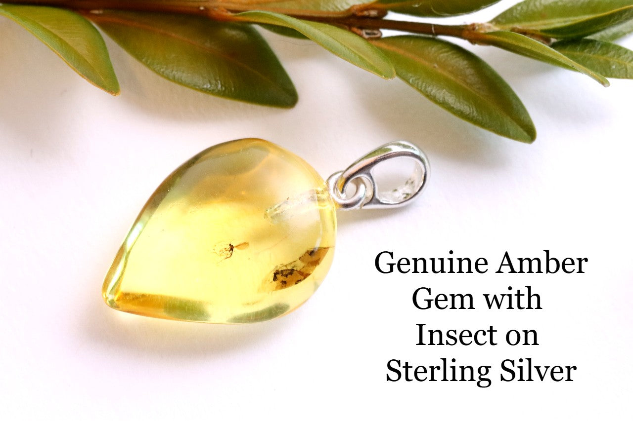 Genuine Gem on Sterling Silver