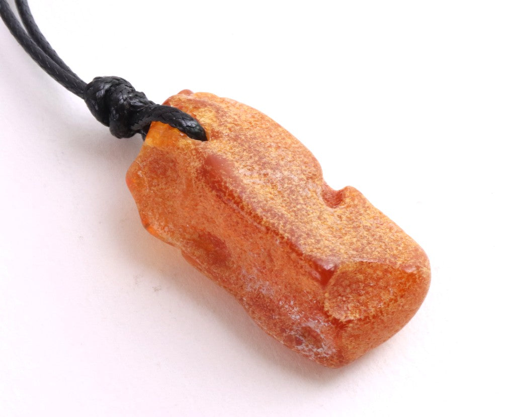 Genuine Untreated Baltic Amber Amulet Pendant