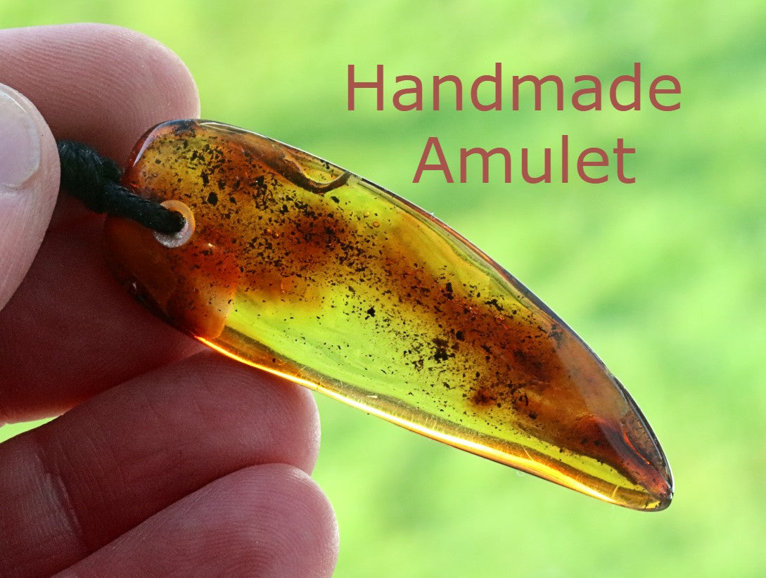 Handmade Baltic Amber Amulet